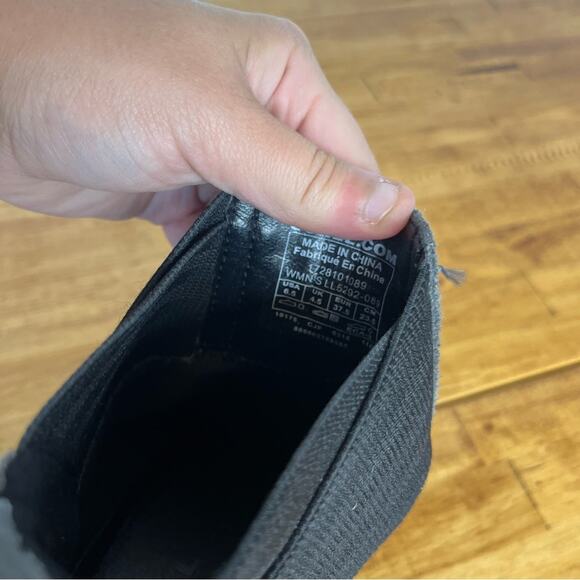 Sorel Addington Waterproof Grey Suede Block Heel Ankle Booties Size 6.5 - Picture 5 of 8